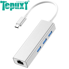 Type-cDRJ45ǧ׾W3.0 HUBоUSB3.1Uչ]1000M