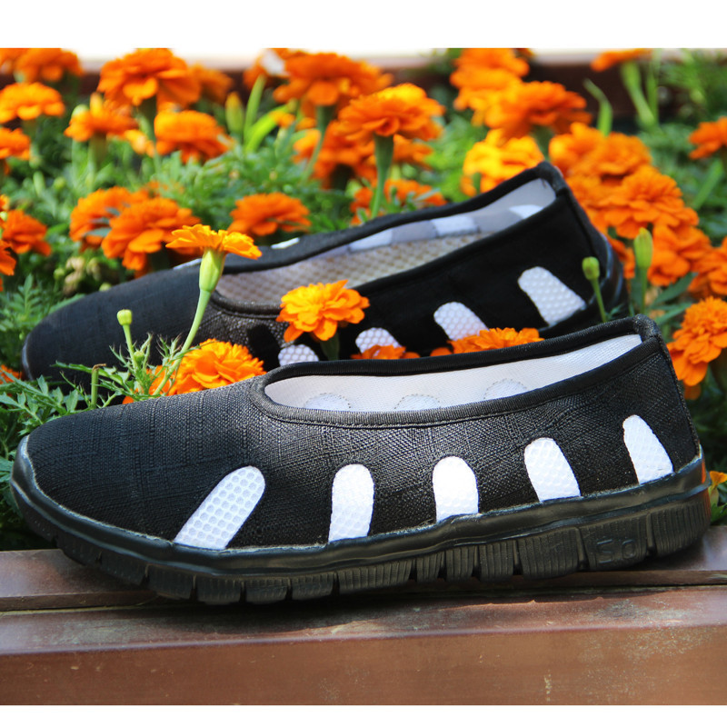 2023新款 男女纱网布帆布轮胎底十方鞋道士鞋武术练功太极鞋