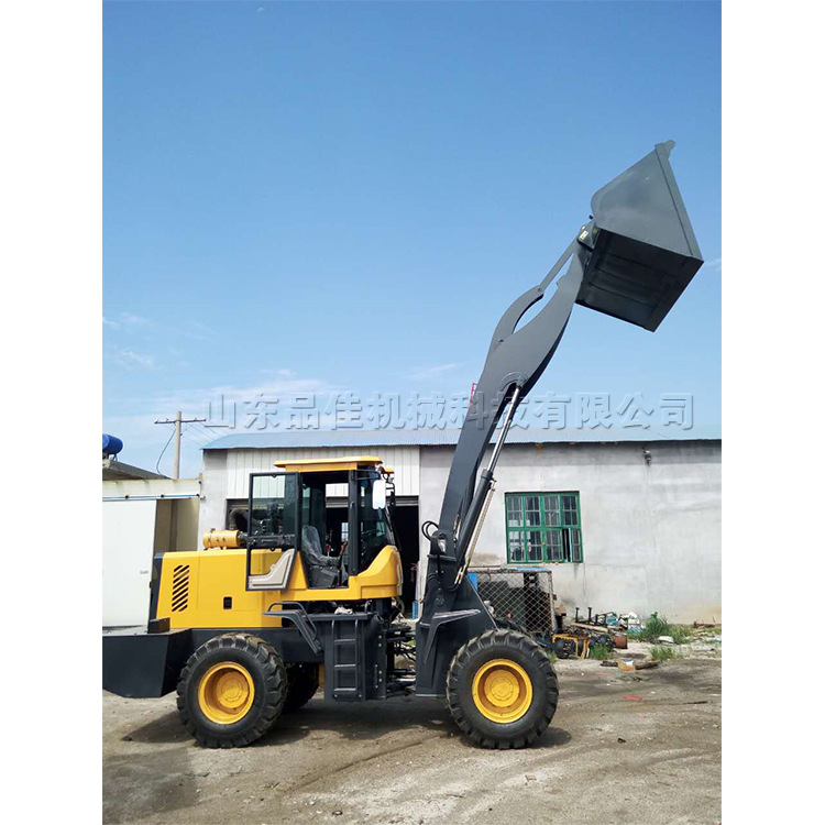 大型四轮驱动式液压装载机 可360旋转抓机 挖掘装载铲挖一体机器