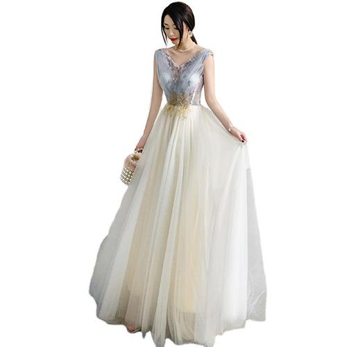 Evening dresses prom dress Robes de soirée evening gowns Bridesmaid Dress with suspender, starry sky, blue dress, bridesmaid dress