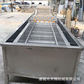 高压喷淋清洗机 果蔬清洗机 不锈钢橙子柚子气泡清洗机设备厂家