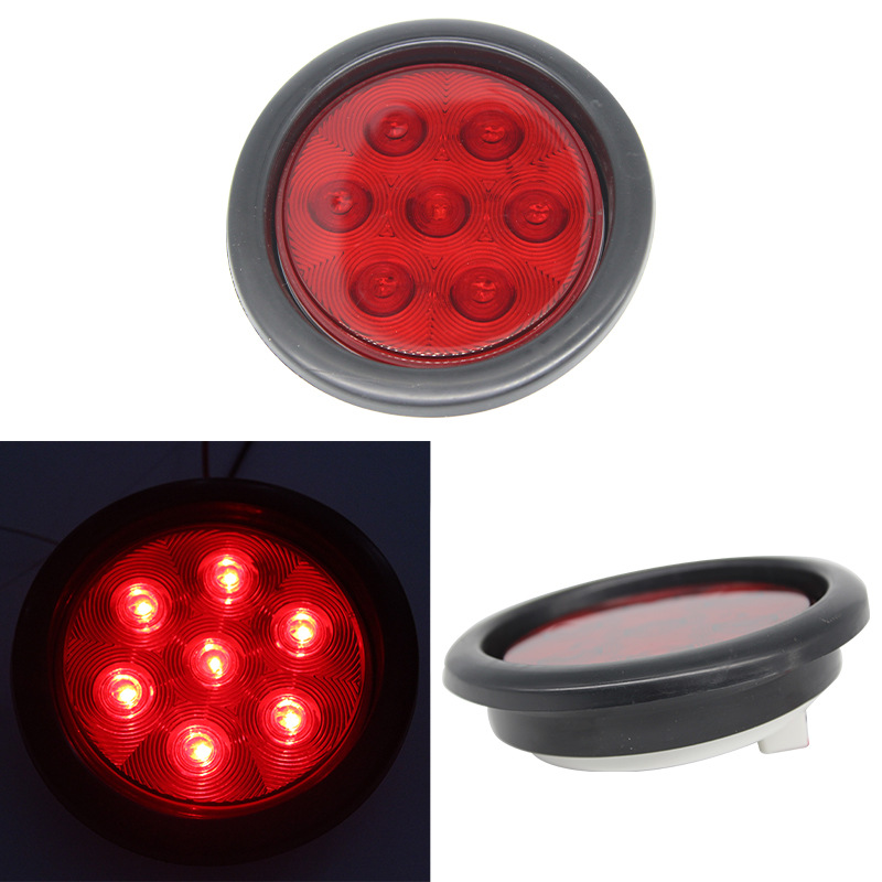 Ronda de freno de luz trasera LED luz trasera del coche camión luz de advertencia