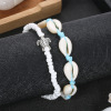 Retro ankle bracelet, beach beads, chain, set, European style, suitable for import