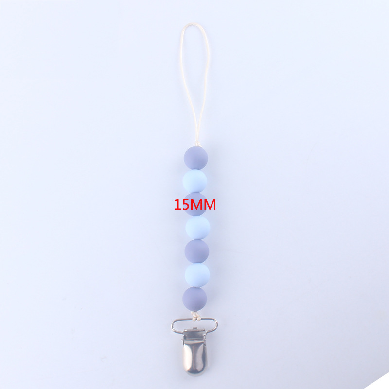 Silicona calmante chupete cadena bebé mordedor chupete clip cadena mordedor amoladora cadena anti-caída cadena anti-perdida Nuevo