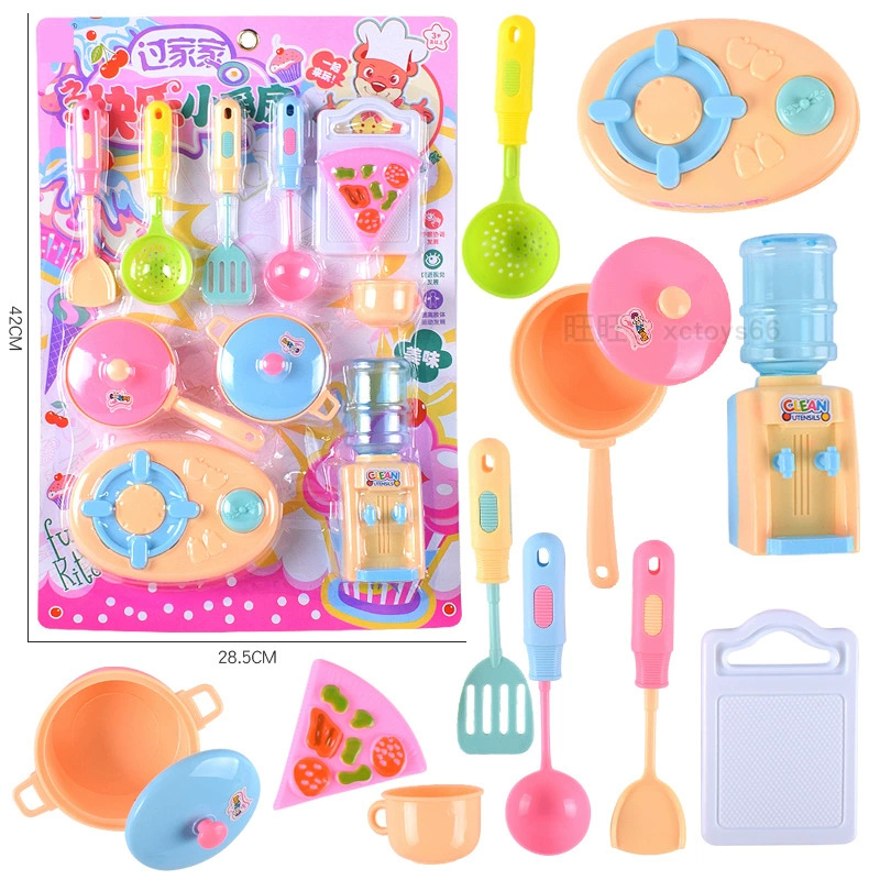 Tableware, set, kitchenware, toy, 13 pieces, wholesale
