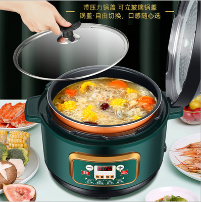 多功能锅蒸煮煎焖一体电压力锅3升高压锅厂家批发多功能电火锅|ms