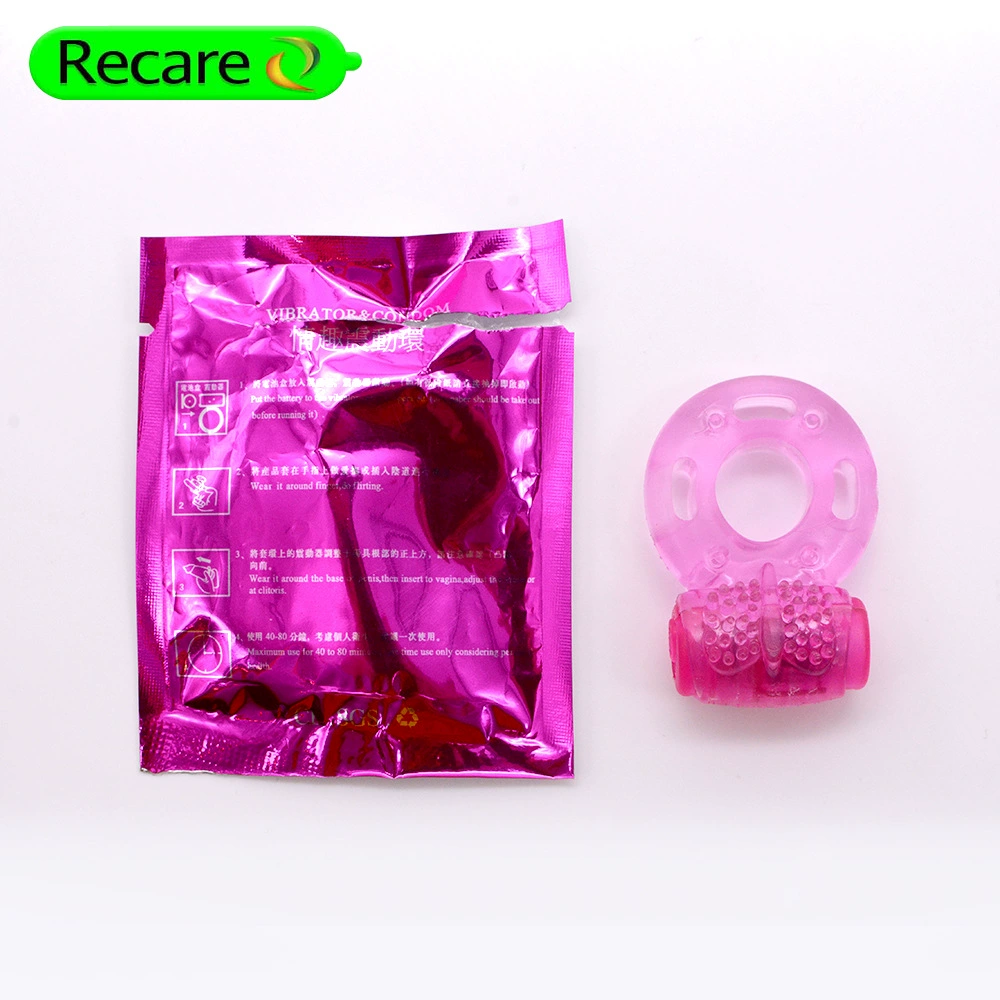 Recare vibrate the ring -lapse delay ring silicon glue ring lock essence of adult products wholesale