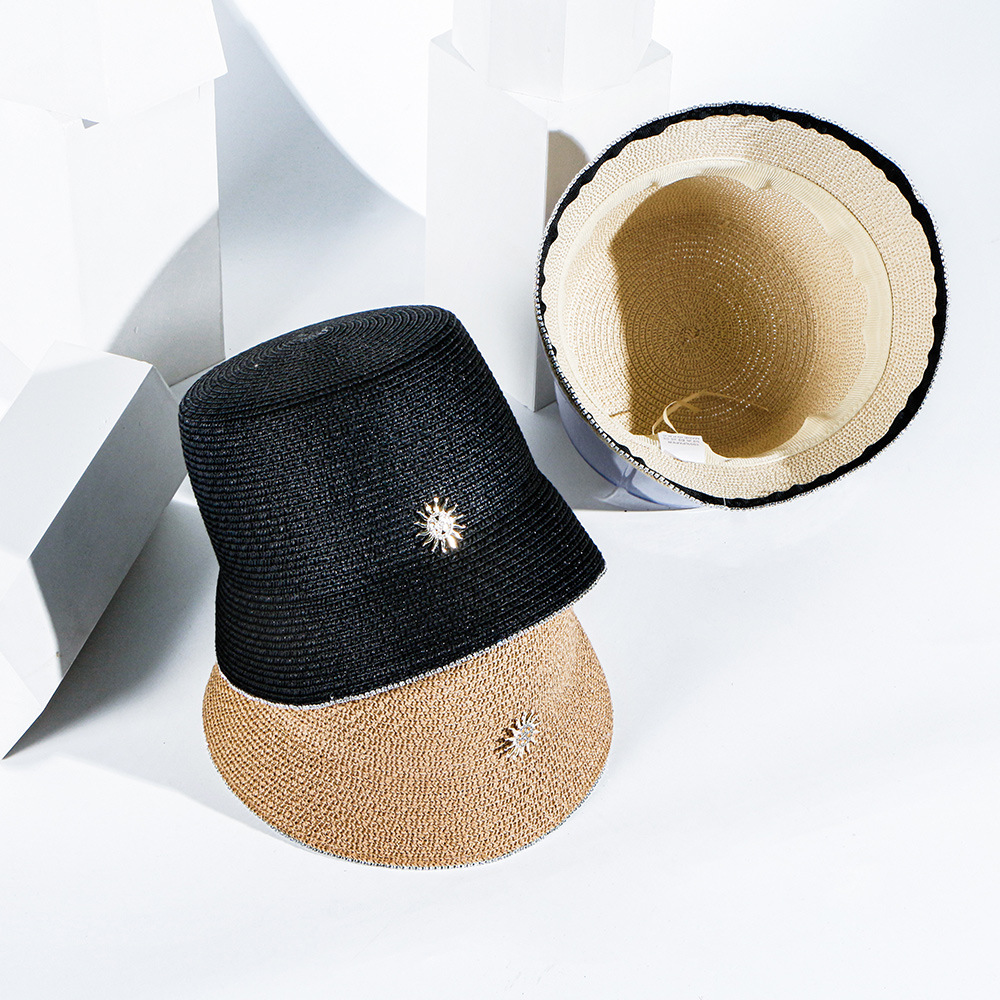 Fisherman Hat Hat Summer Ladies Fashion Hat Bucket Hat Sunscreen Straw Hat Sun Hat Wholesale Nihaojewelry display picture 5