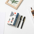 1.0炭黑喷胶中性笔超大容量商务办公签字学生硬笔书发练字笔