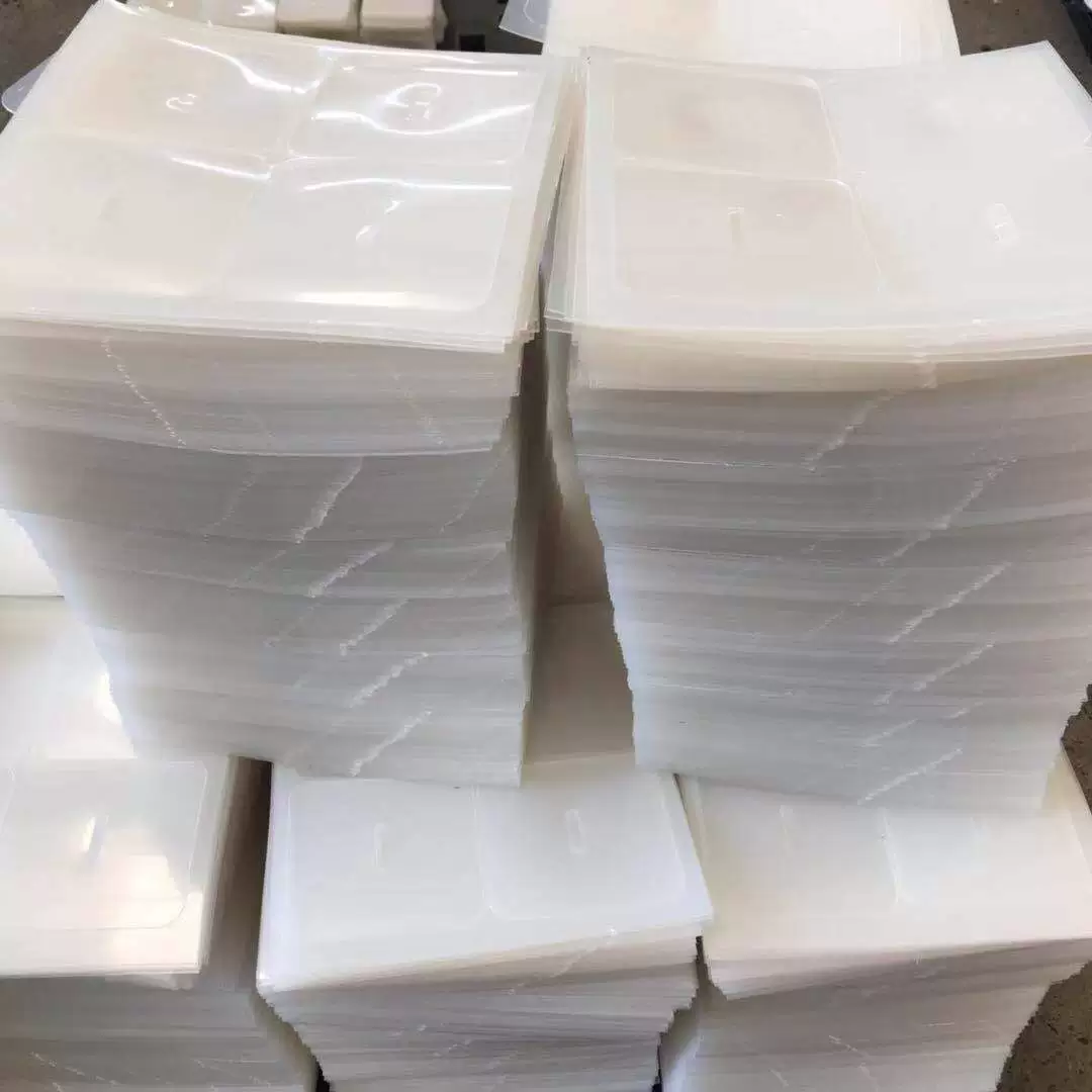 Porcelain white PP board custom processing baby car bag lining plate transparent PP slices small plastic sheet