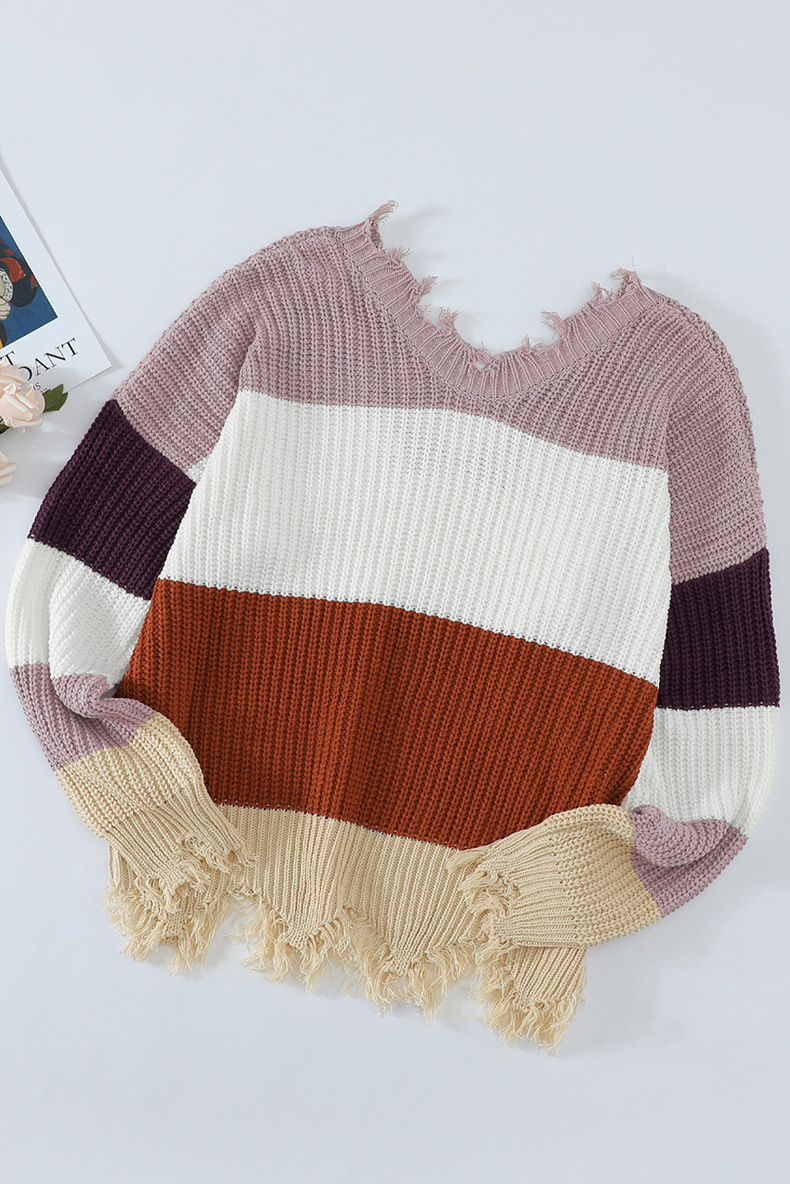 Wave Fringe Sweater Image 6
