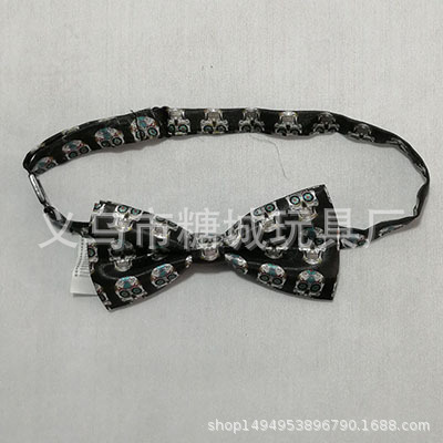 Halloween Ghost Festival pajarita Cosplay horror cráneo sangriento pajarita danza vampiro decoración props