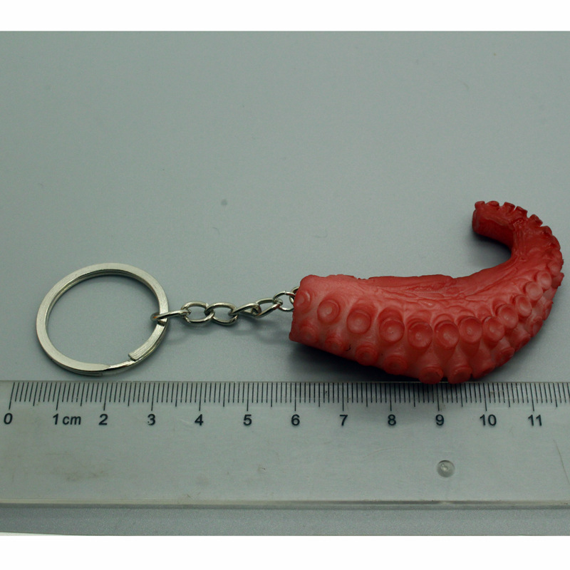 New Creative Food Model Prawn Squid Beard Keychain display picture 6