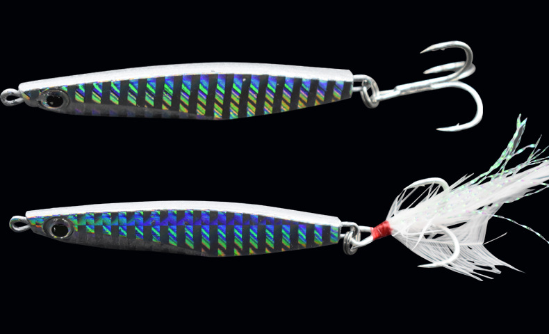 Metal Jigging Spoon Lures Wobbler Jig Bait Carp Striped Bass Fishing Tackle SwimBait