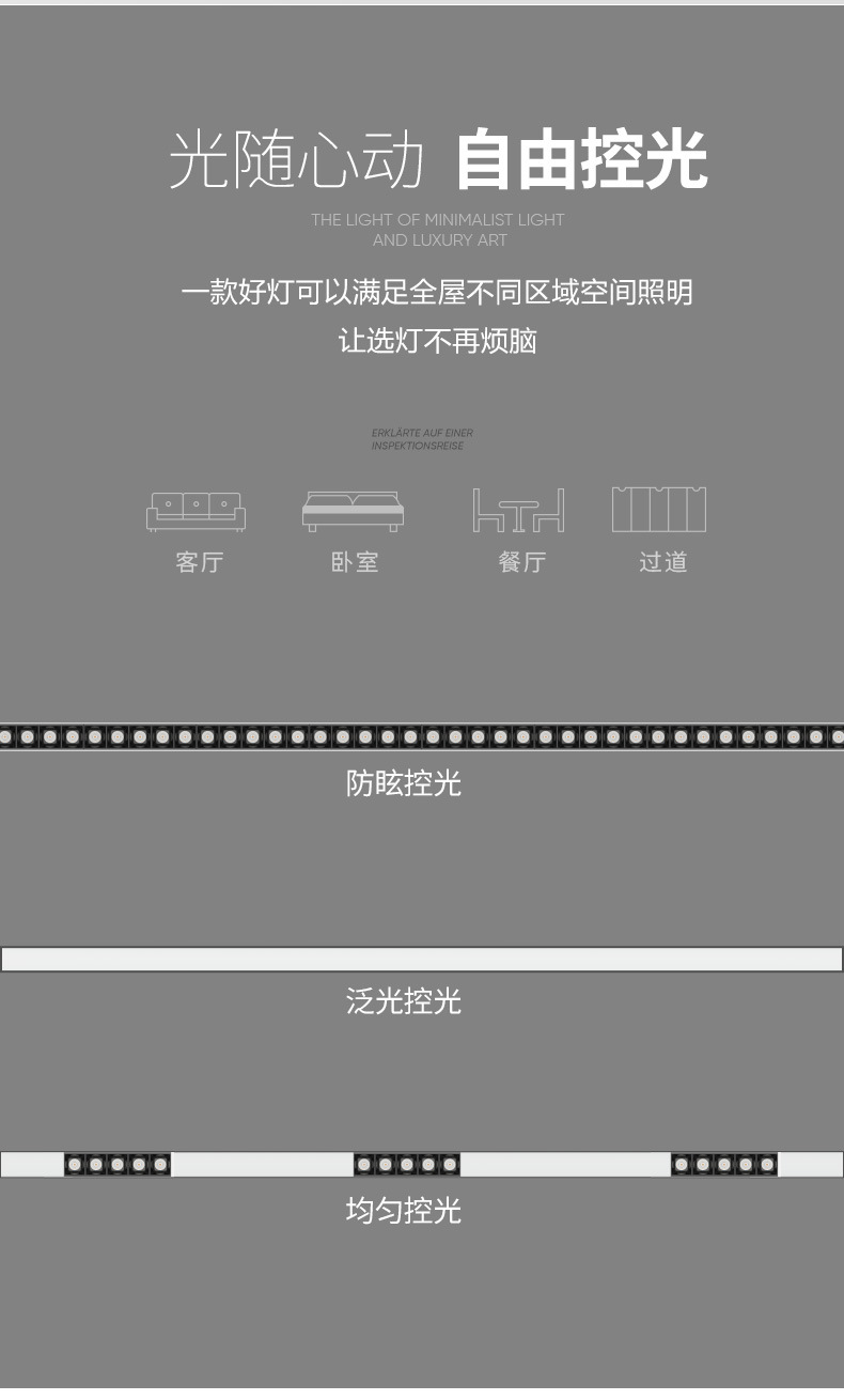 无边框嵌入式射灯