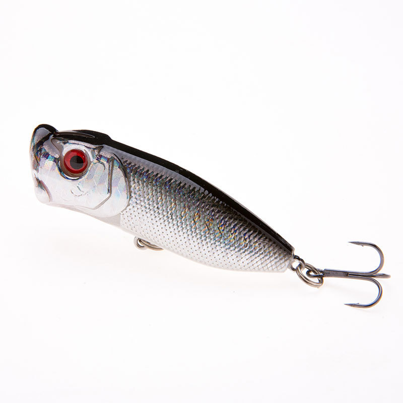 Small Popper Fishing Lures 70mm 12g Hard Plastic Baits Fresh Water Bass Swimbait Tackle Gear