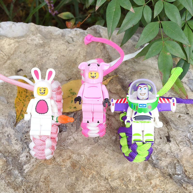 Lego Buzz Lightyear Building Blocks Woven Bracelet Student Couple Personality Gift Person Bracelet Bracelet Shake Tone Same Style