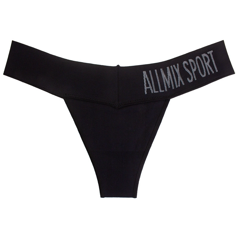 Трусики-тангал ALLMIX SPORT (для женщин) с эластичным поясом, бесшовные спортивные шорты 2–XL