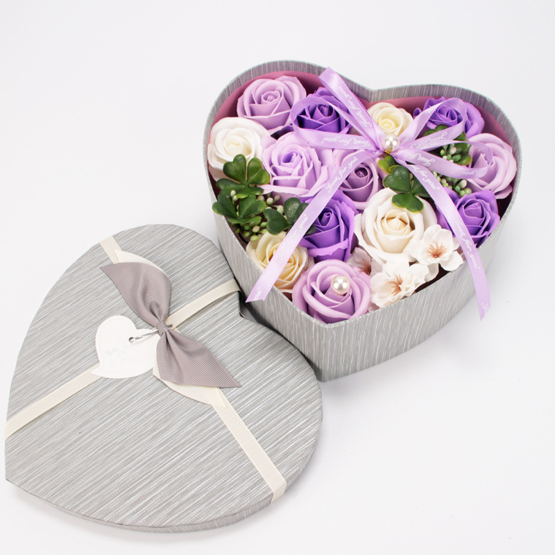20年心形花盒 紫6