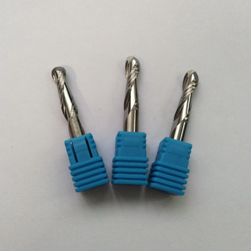 木工雕刻刀 钨钢双刃球头铣刀 木工浮雕 开粗雕刻刀具