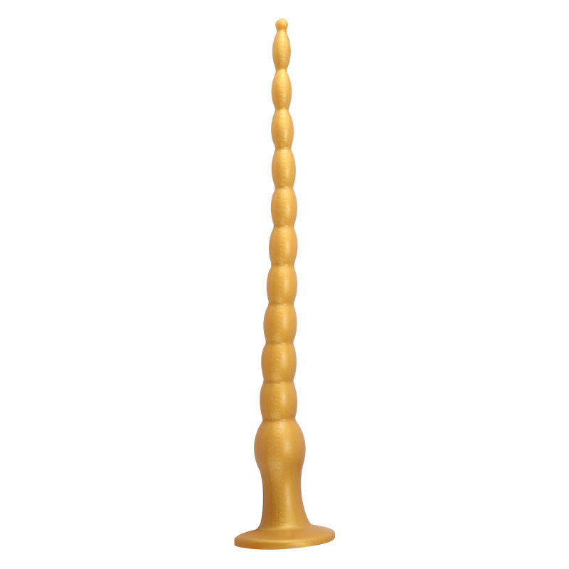 Silicone Extended Beaded Anal Plug