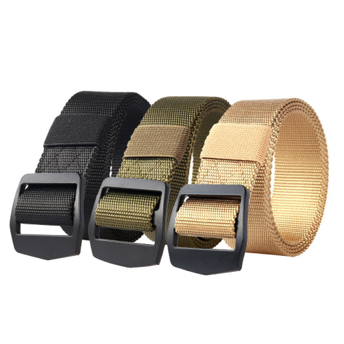 Manufacturer Tactical Daily Use Alloy Belt with Nylon Imitation Anti-Allergy Outdoor Military Training Multifunctional Versatile Belt