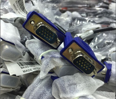 Original 1.8m Full-Through 4+5 VGA Cable with Blue Connector – Widely Compatible, Ideal for Flat-Screen Monitors