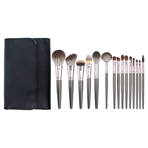 Cangzhou makeup brush set animal hair foundation brush loose powder brush eye shadow brush blush brush beauty tools complete set wholesale
