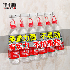 Manufacturer's Original 304 Stainless Steel Bathroom Hook, Solid Hook Shelf, No-Hole Door Hat Hook