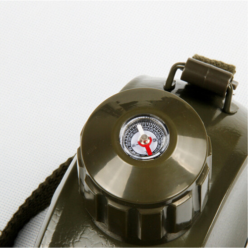 Military Water Bottle Vacuum Insulated Five-Pointed Star 304 Stainless Steel Compass Outdoor Military Training Military Enthusiast Mining Water Bottle Cover