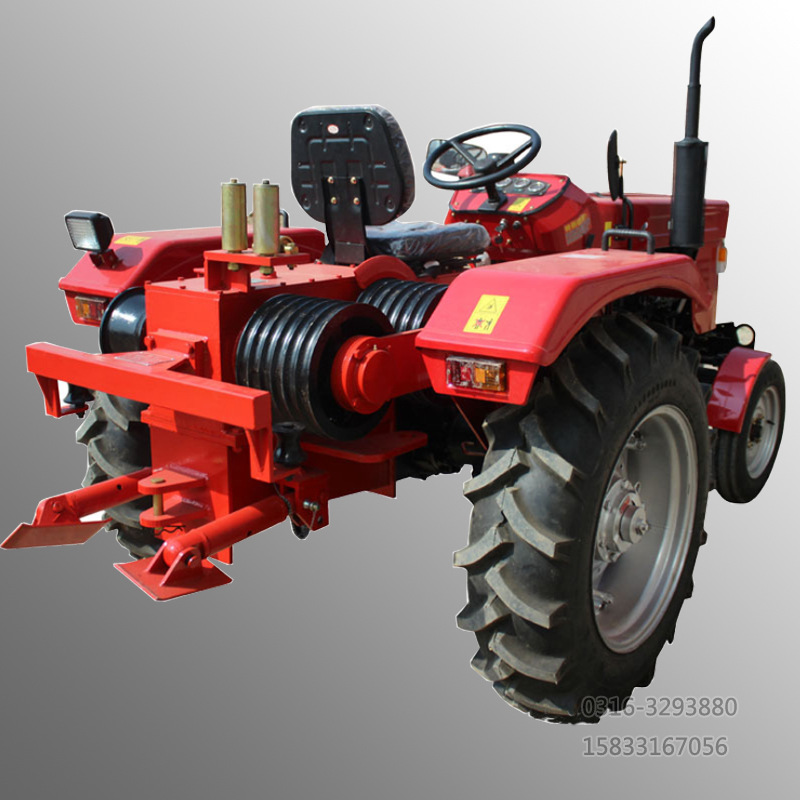 广东茂名500拖拉机绞磨 拖电缆四轮绞磨机 二手四轮绞磨机价格