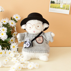 Small Sheep Graduation Season BunniesByTheBay Small Sheep Plush Clothing 17cm College Style Camera Prop