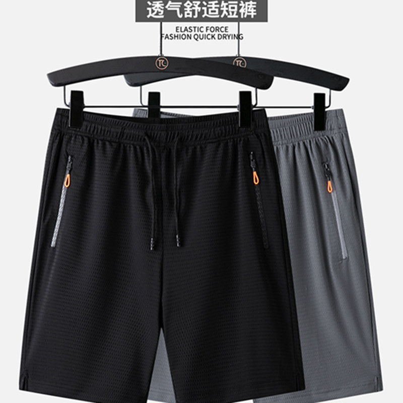 Silk breathable sports shorts