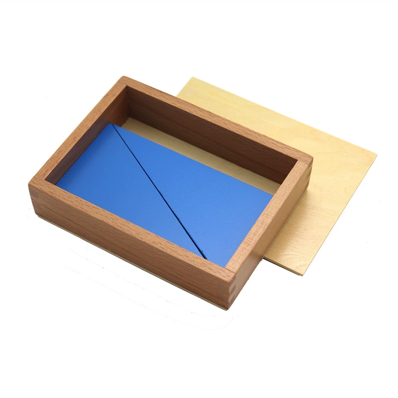 Professional teaching aids, blue triangle, toy, early education, upgraded version, teaching toy