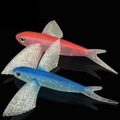 Factory direct sales Lua flying fish sea fishing soft bait tuna Lua fishing bait 17cm 21cm big wing fish airplane fish