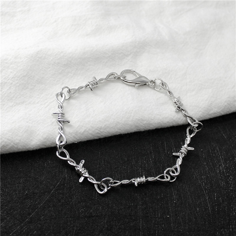 Dornen Gliederkette Modische Punk Halskette Für Damen Und Herren_voghion.com