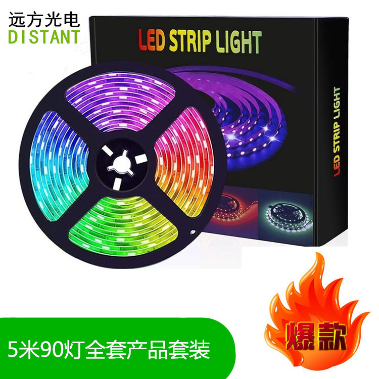 led light strip set 5050RGB set 5m 90 li...