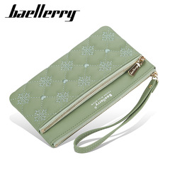Baellerry long wallet fashion large capacity horizontal mobile phone bag Korean zipper handbag for women 