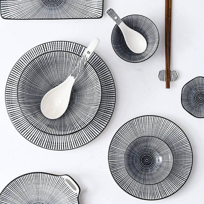 Japanese tableware, ceramic set for home use, internet celebrity