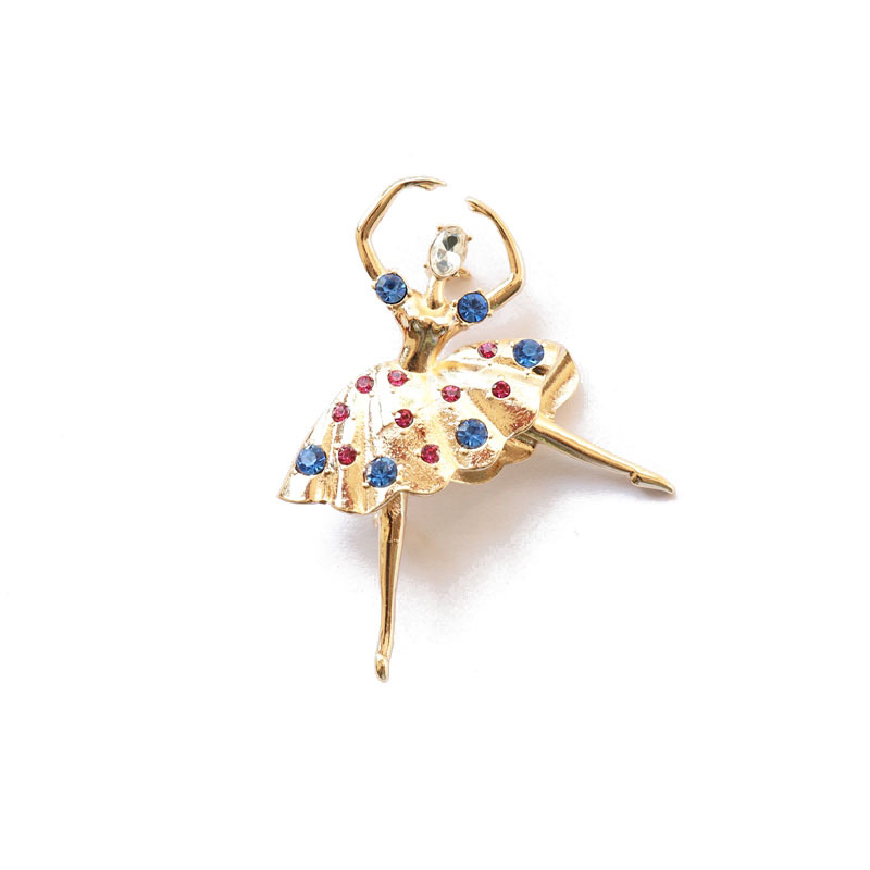 Fashion Ballet Dancing Girl Brooch display picture 7