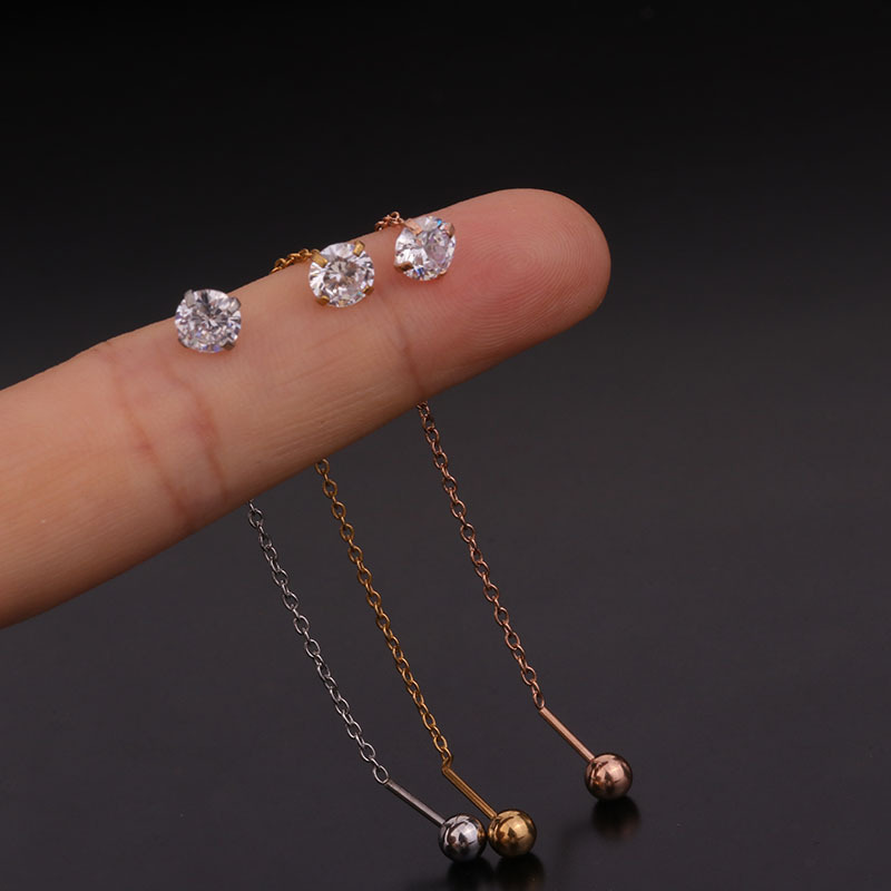 Earrings Classification  Simple Geometric Shape Stainless Steel Earrings