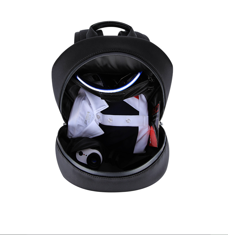 Ba lô golf PGM hai lớp dung tích lớn, có ngăn giày riêng, xách tay tiện lợi — Ba lô hai lớp YWB031 màu đen chi tiết 9
