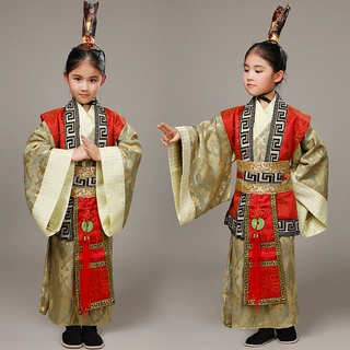 三国秦汉儿童古代大臣官员丞相舞台演出服古装影楼太子服