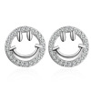 Universal cute earrings, Korean style, silver 925 sample, simple and elegant design