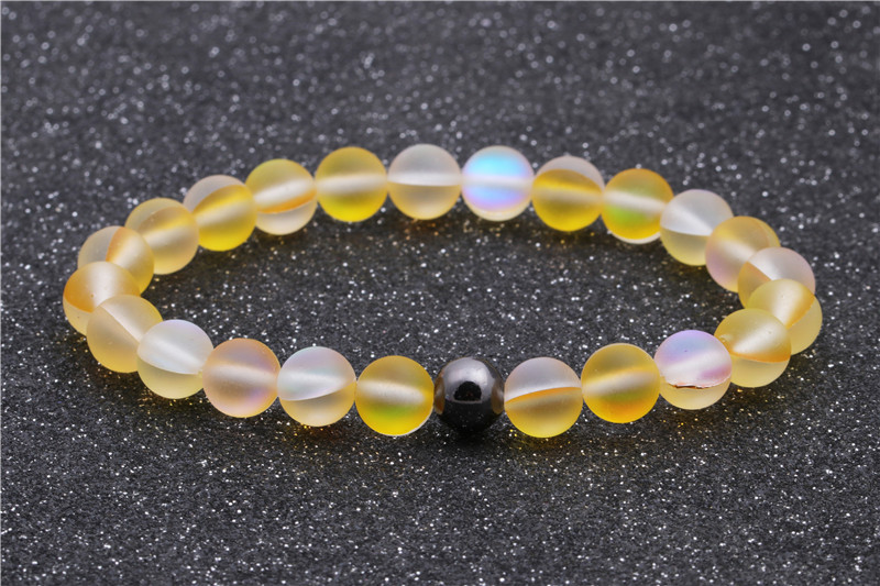 Fashion Moonstone Beaded Bracelets display picture 5