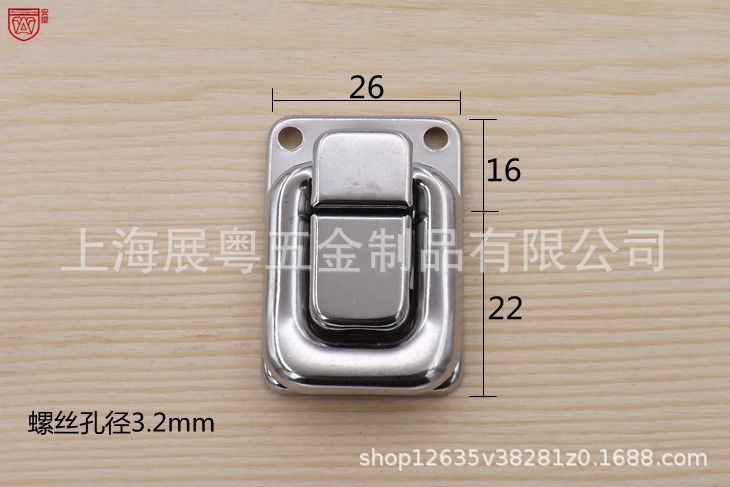 3018 hardware sin bloqueo caja de herramientas de bloqueo caja de madera fija caja de bloqueo accesorios de bloqueo de bolsa