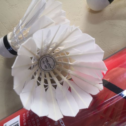 Jordan China Beginner Badminton/Practice Ball/Affordable and Easy to Use/Durable and Windproof Competition Ball 12 Pack