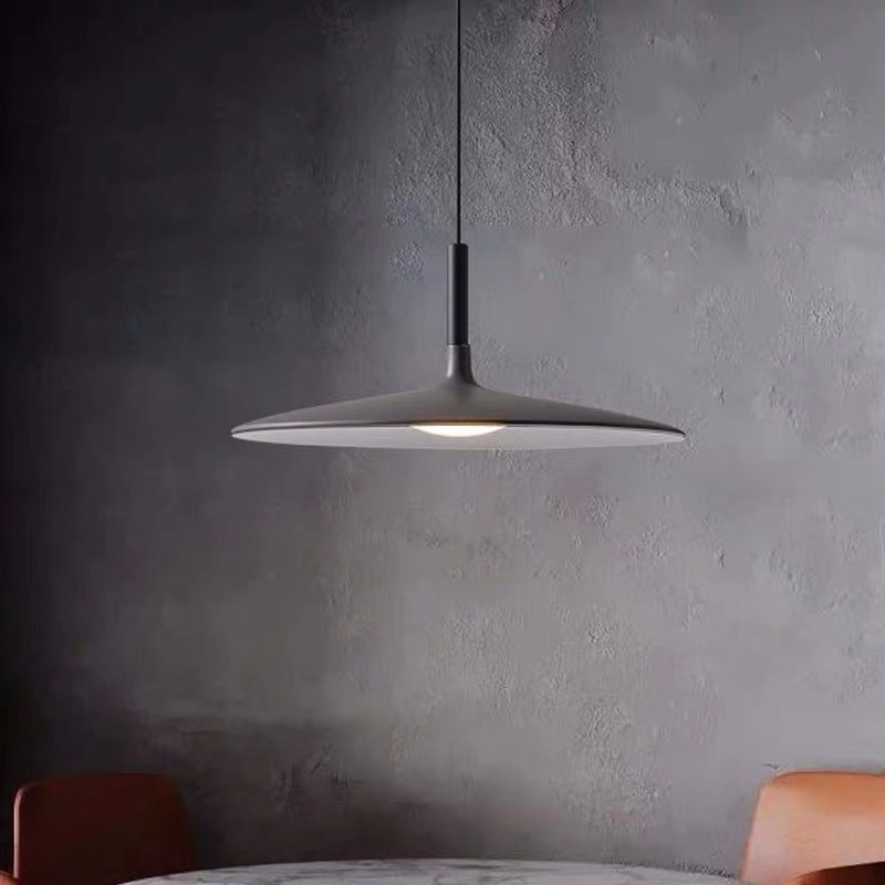 设计师北欧飞碟餐厅吊灯简约现代创意工业风单头吧台饭厅餐桌灯具