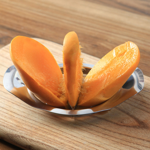 Ring cutting mango tool fruit divider peeling mango knife corer stainless steel slicer peeler