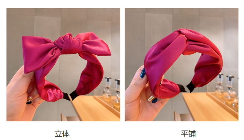 Korean Cute  Big Bow Wild Headband display picture 18